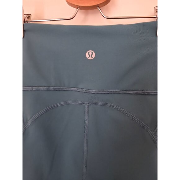 Lululemon All The Right Places Crop II Teal Athletic Leggings Women's Sz 2 - Picture 7 of 10
